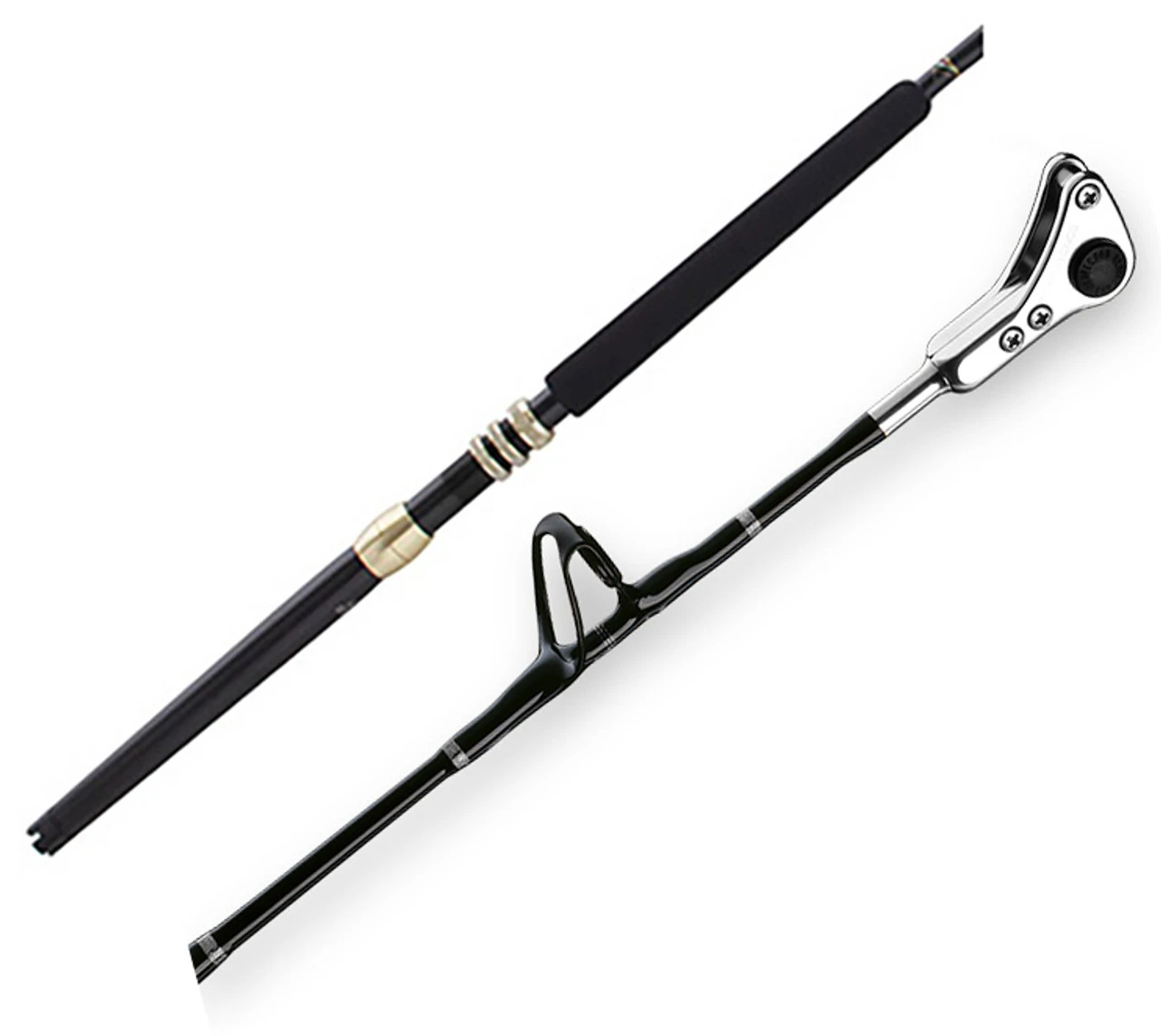 Alutecnos Stand-Up Albacore Rod - With Guides/Roller Top - Silver 3 Alutecnos Stand-Up Albacore Rod - With Guides/Roller Top - Silver