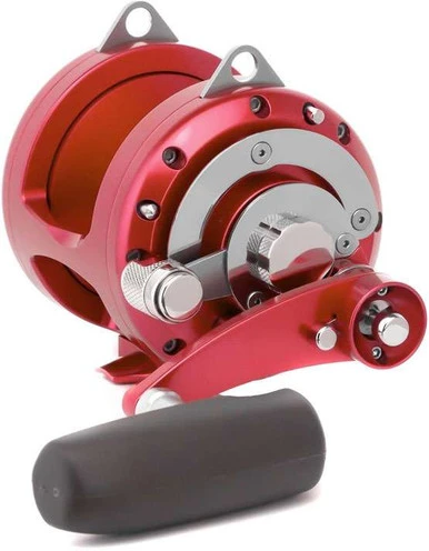 Avet Reels Avet EX 30/2 RH-RD Two-Speed Lever Drag Big Game Reel - Red 3 Avet Reels Avet EX 30/2 RH-RD Two-Speed Lever Drag Big Game Reel - Red