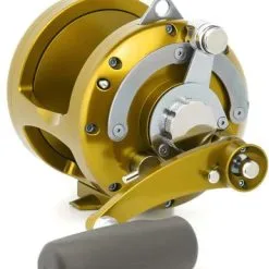 Avet Reels Avet EX 50/2 Two-Speed Lever Drag Big Game Reels Gold