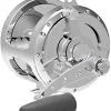 Avet Reels Avet EX 80/2 RH-SI Two-Speed Lever Drag Big Game Reel - Silver