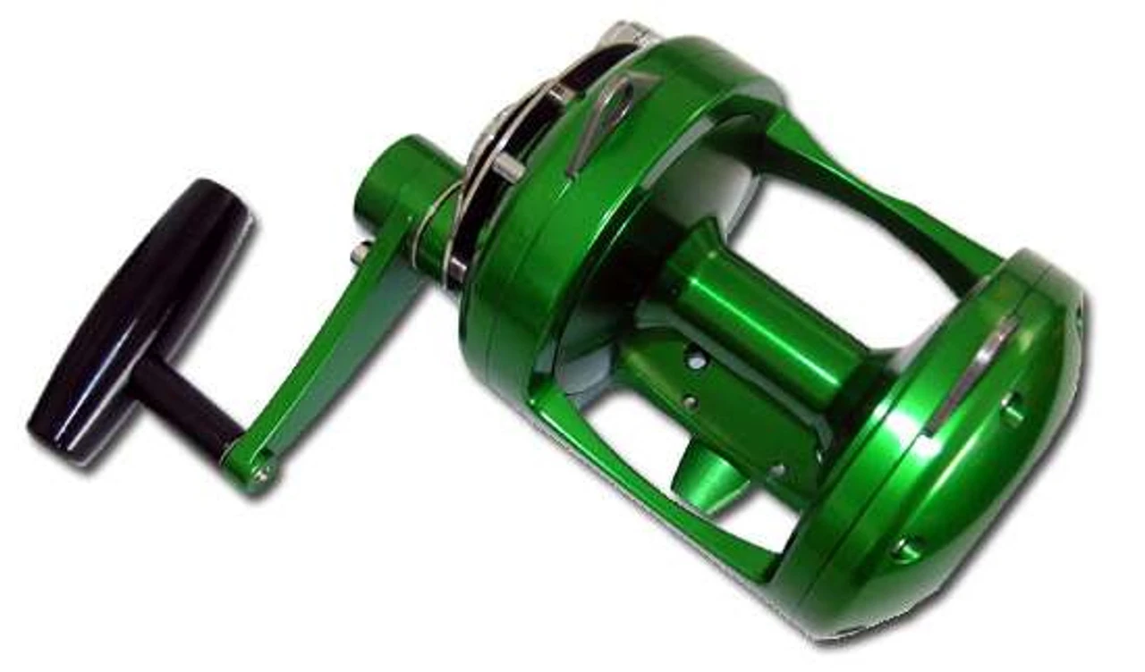 Avet Reels Avet EXW 30/2 Two-Speed Lever Drag Big Game Reel Green 5 Avet Reels Avet EXW 30/2 Two-Speed Lever Drag Big Game Reel Green - Image 3