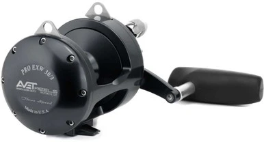 Avet Reels Avet EXW 30/3 RH-BK Three-Speed Reel - Black - Right-Hand 3 Avet Reels Avet EXW 30/3 RH-BK Three-Speed Reel - Black - Right-Hand
