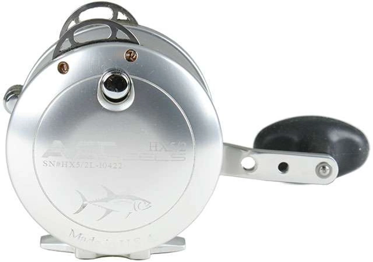 Avet Reels Avet HX 5/2 L/H Two-Speed Lever Drag Casting Reel Left-Hand Silver 4 Avet Reels Avet HX 5/2 L/H Two-Speed Lever Drag Casting Reel Left-Hand Silver - Image 2