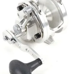 Avet Reels Avet HXJ 5/2 MC Raptor Two-Speed Lever Drag Casting Reel Silver LH
