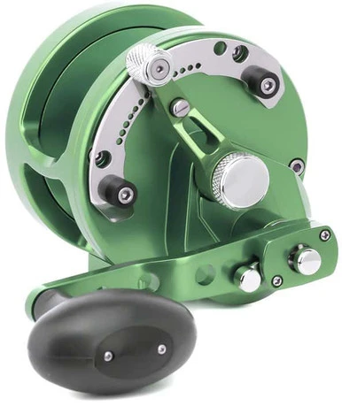 Avet Reels Avet HXJ 5/2 Two-Speed Lever Drag Casting Reel Green 3 Avet Reels Avet HXJ 5/2 Two-Speed Lever Drag Casting Reel Green