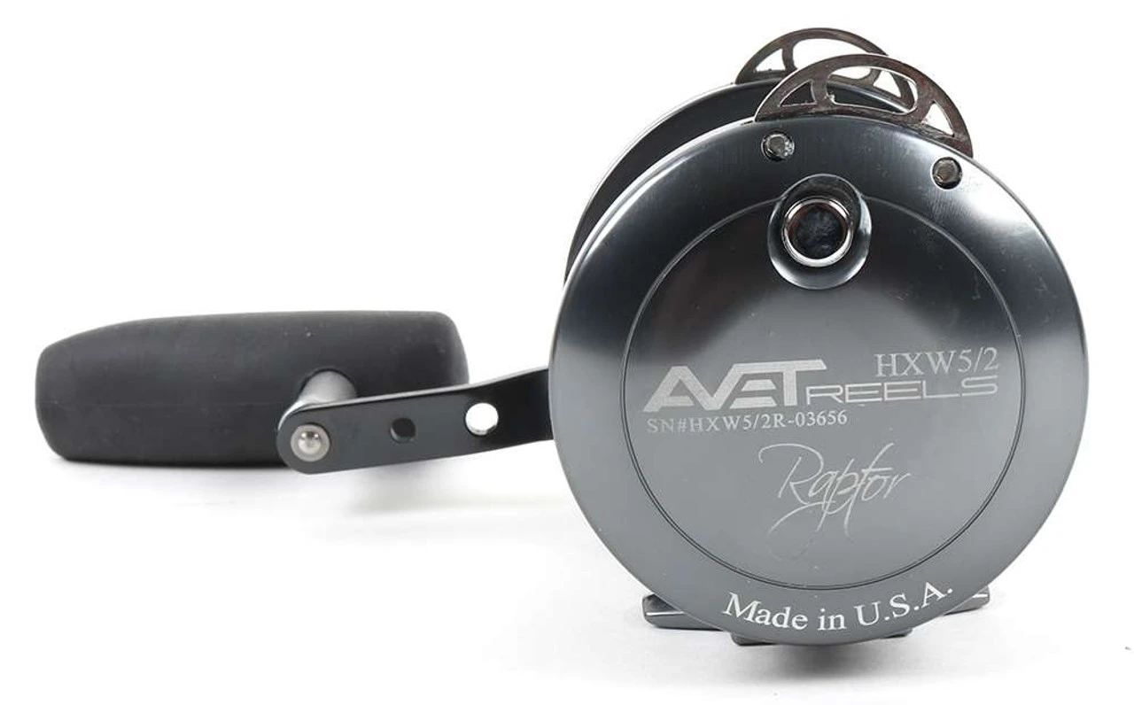 Avet Reels Avet HXW 5/2 RAPTOR Two-Speed Lever Drag Casting Reel Gunmetal 5 Avet Reels Avet HXW 5/2 RAPTOR Two-Speed Lever Drag Casting Reel Gunmetal - Image 3
