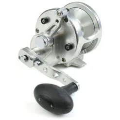 Avet Reels Avet JX 6/3 2-Speed Lever Drag Casting Reel Left-Hand Silver