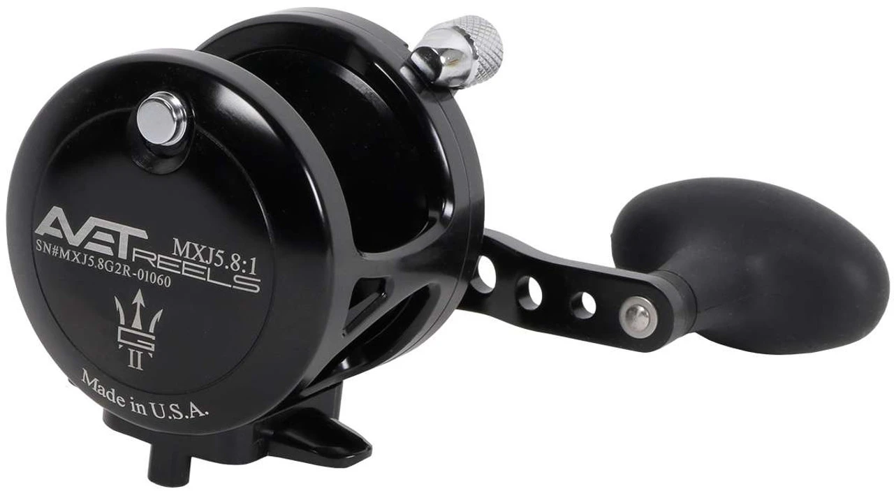 Avet Reels Avet MXJ 5.8 G2 1 Speed Reel - Black (No Glide Plate) 4 Avet Reels Avet MXJ 5.8 G2 1 Speed Reel - Black (No Glide Plate) - Image 2