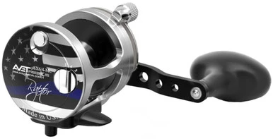 Avet Reels Avet SX 6/4 MC Raptor 2-Speed Lever Drag Casting Reel - First Responders Blue Line 3 Avet Reels Avet SX 6/4 MC Raptor 2-Speed Lever Drag Casting Reel - First Responders Blue Line
