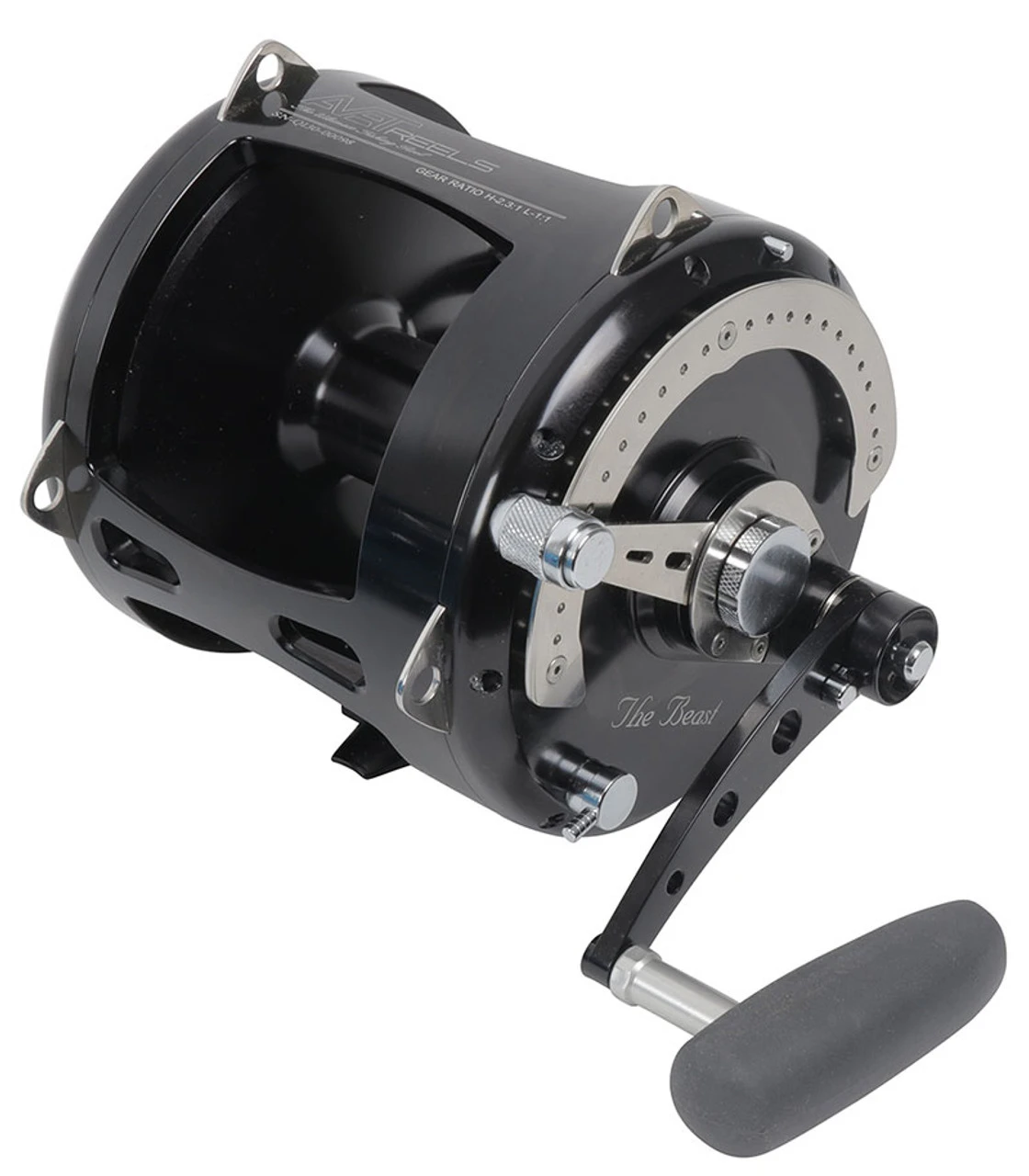 Avet Reels Avet T-RX 130 2-Speed Lever Drag Big Game Reel - Black 3 Avet Reels Avet T-RX 130 2-Speed Lever Drag Big Game Reel - Black