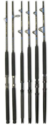 CROWDER RODS Crowder Bluewater AFTCO Unibutt/HD Roller Guide Stand-Up Rods 3 CROWDER RODS Crowder Bluewater AFTCO Unibutt/HD Roller Guide Stand-Up Rods