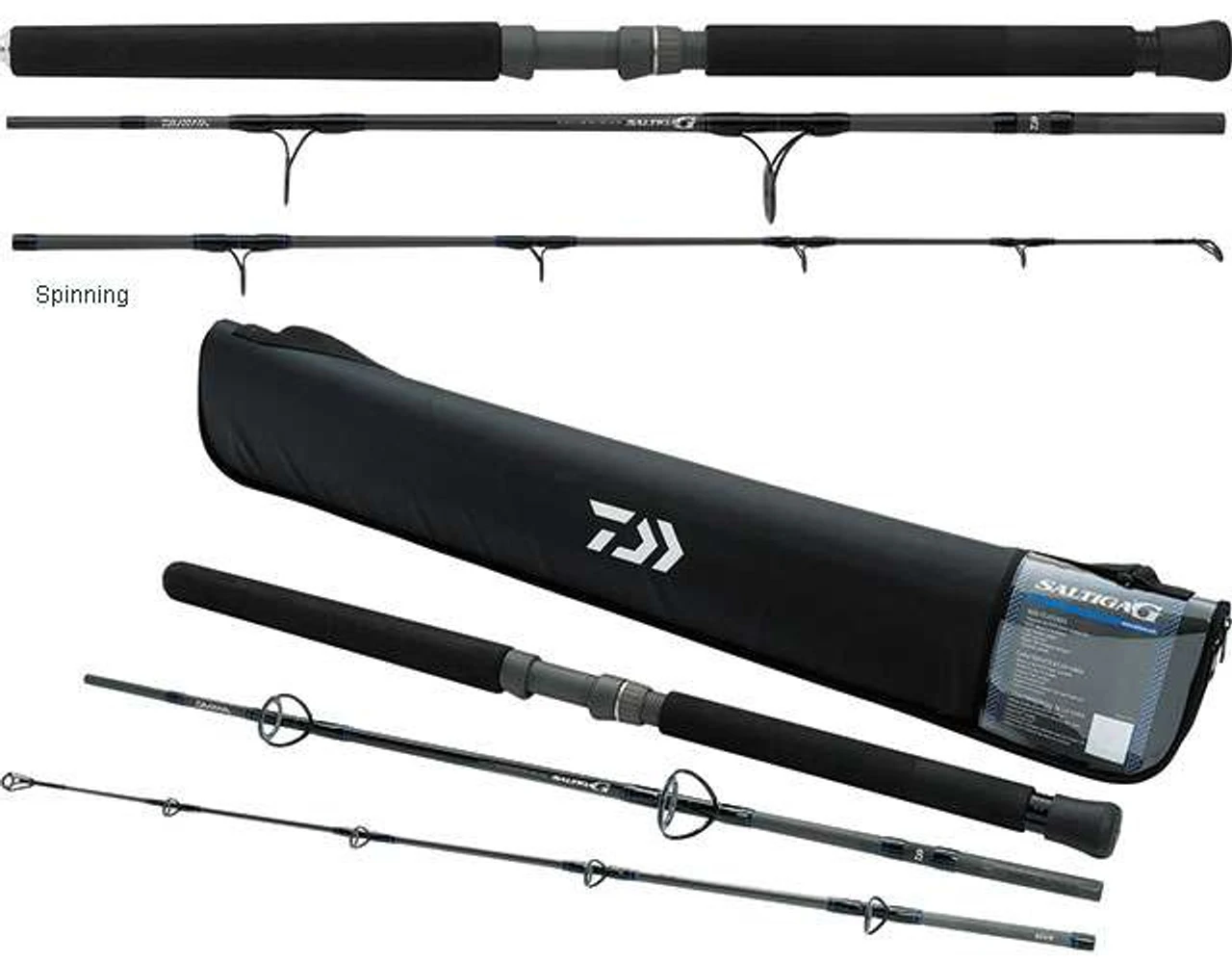 Daiwa Saltiga G Boat Travel Rods 4 Daiwa Saltiga G Boat Travel Rods - Image 2