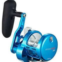 Maxel Ocean Max Single Speed Lever Drag Jigging Reels - Blue/Silver