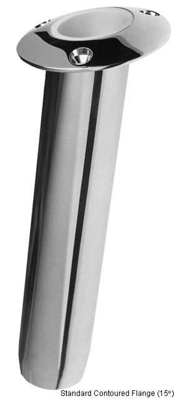 Rupp Chrome Contoured Flange Rod Holder 4 Rupp Chrome Contoured Flange Rod Holder - Image 2