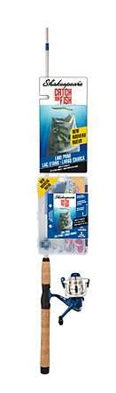 Shakespeare CMF2LAKEPOND Catch More Fish Lake/Pond Spinning Rod 3 Shakespeare CMF2LAKEPOND Catch More Fish Lake/Pond Spinning Rod