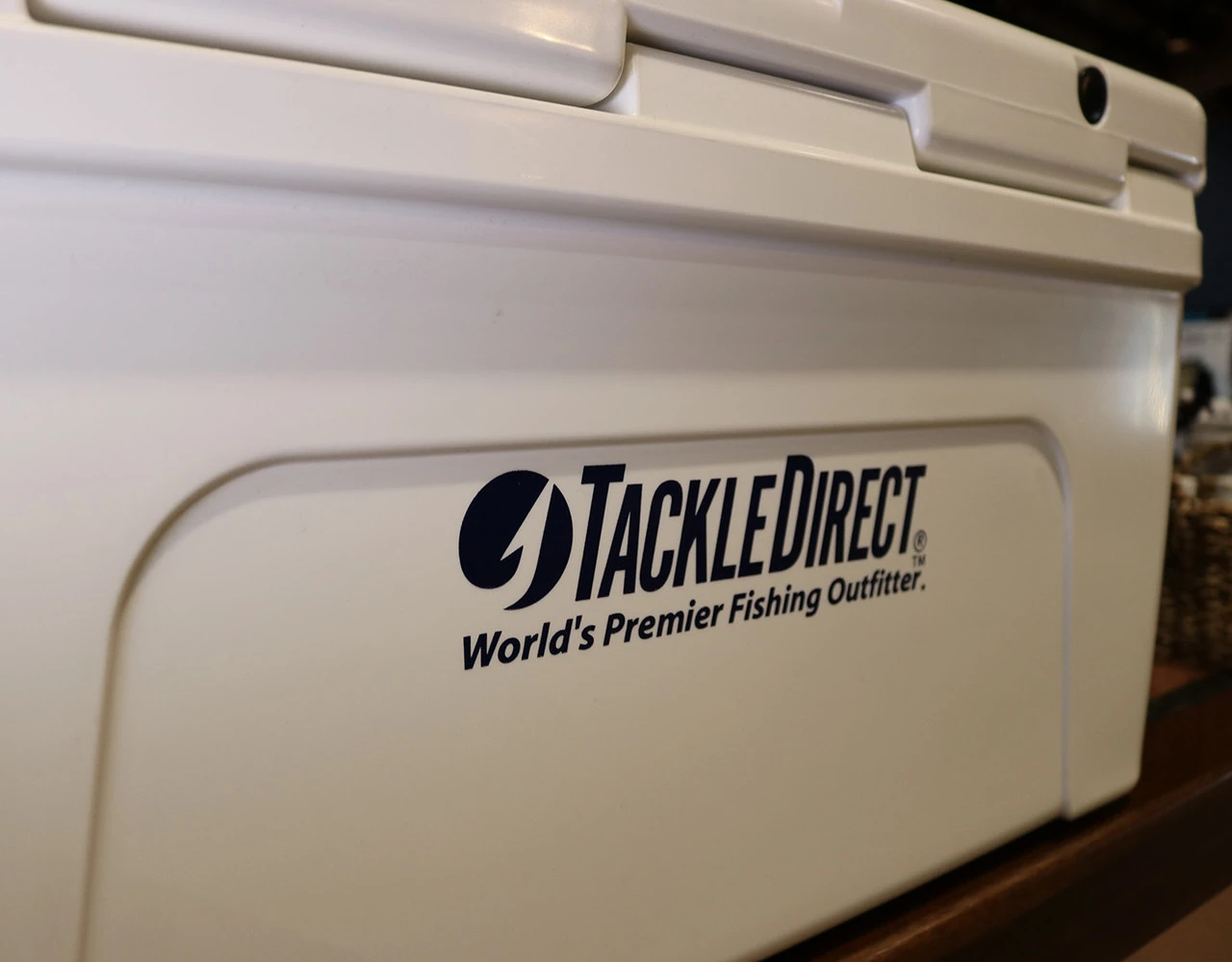 TackleDirect Die Cut Vinyl Logo Decal - 10" - Navy 5 TackleDirect Die Cut Vinyl Logo Decal - 10" - Navy - Image 3