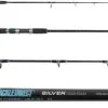 TackleDirect TDSSJ63M Silver Hook Series Spin Jigging Rod