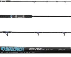 TackleDirect TDSSJ63M Silver Hook Series Spin Jigging Rod