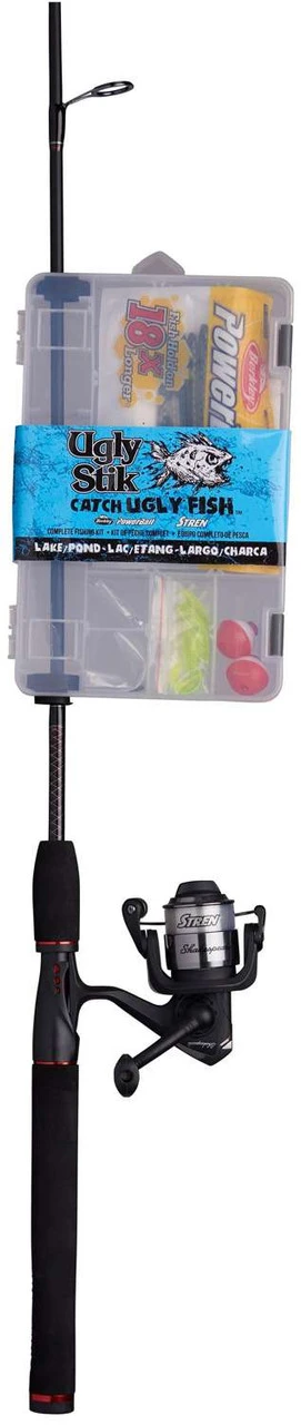 Ugly Stik Catch Ugly Fish Lake Pond Spinning Combo 4 Ugly Stik Catch Ugly Fish Lake Pond Spinning Combo - Image 2